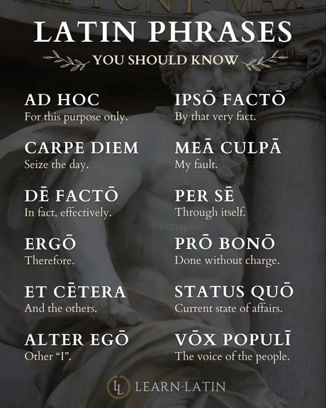 Latin phrases - meme