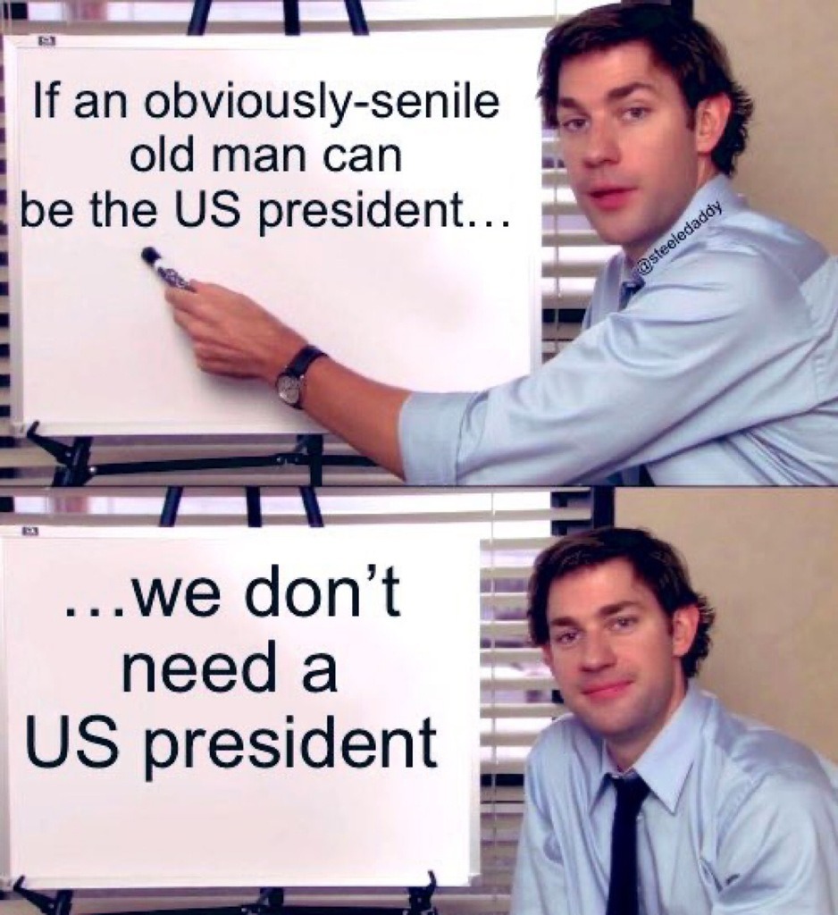 We really don't - meme