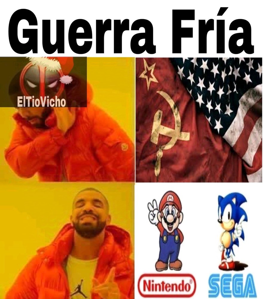 Guerra de consoladorezzzz - meme