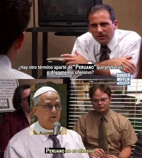 Hay algo menos ofensivo que decir peruano o ya estamos en modo cristal? - meme
