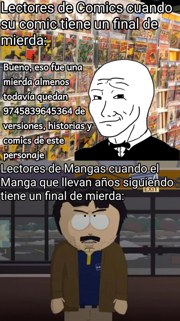 Manga o comic? - meme