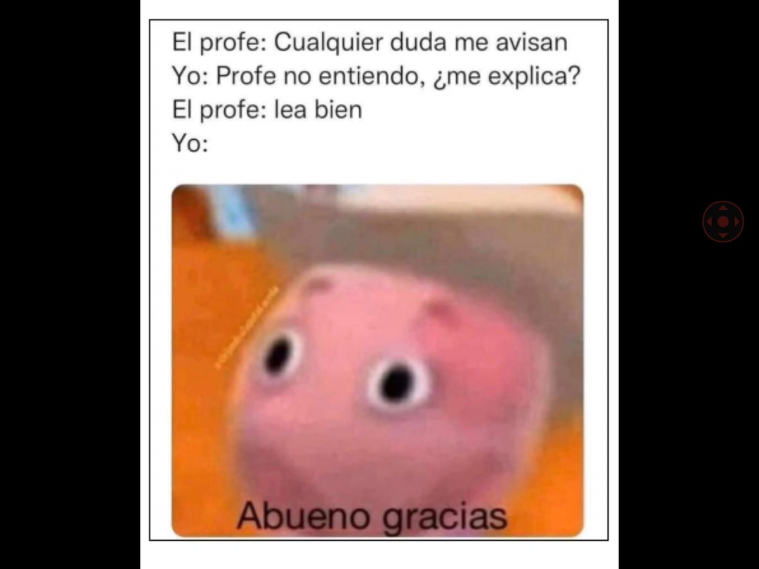 Típico de los profes - meme