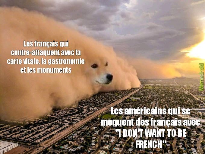 I want to be french - meme