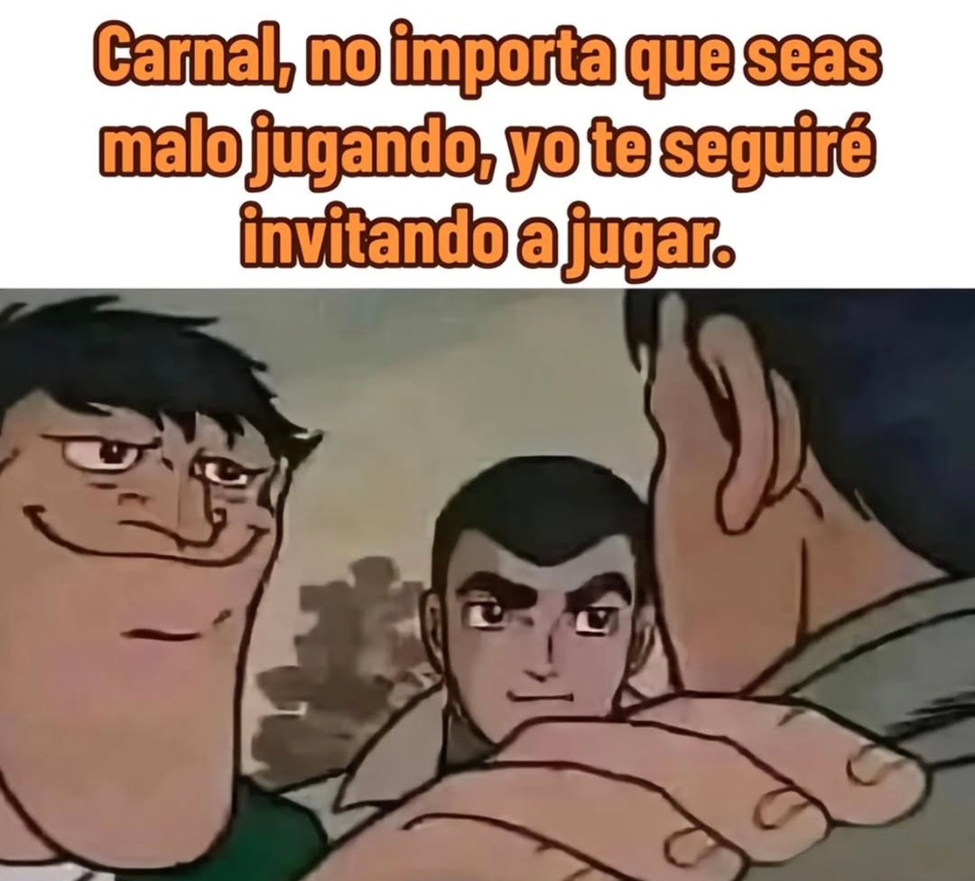 cuando escribes con el codo pero igual mandas la invitación - meme