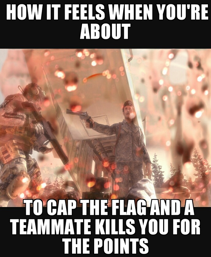 And friendly fire was on by the way(damn team killers) - meme