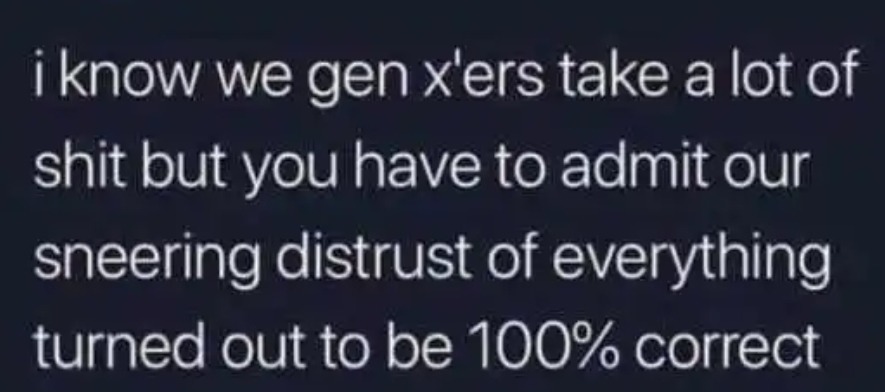 Gen X - meme