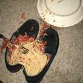 Spaghetti and shoes