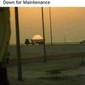 *photo leakée de la NASA qui embarque le soleil pour une maintenance