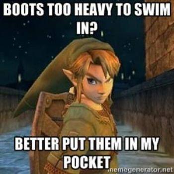 Legends of Zelda makes no sense - meme