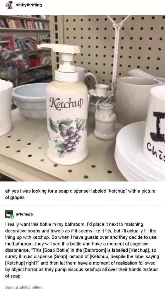 bathroom ketchup - meme