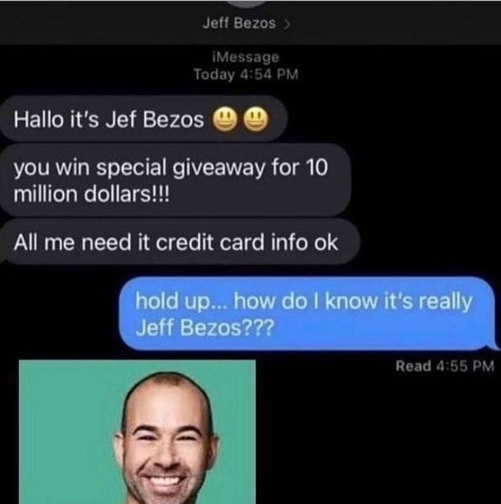 Jef Bezos - meme