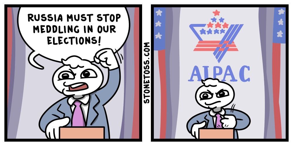 The illusion of the two party system - meme
