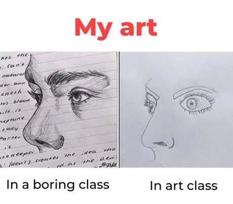 Drawing skills - meme