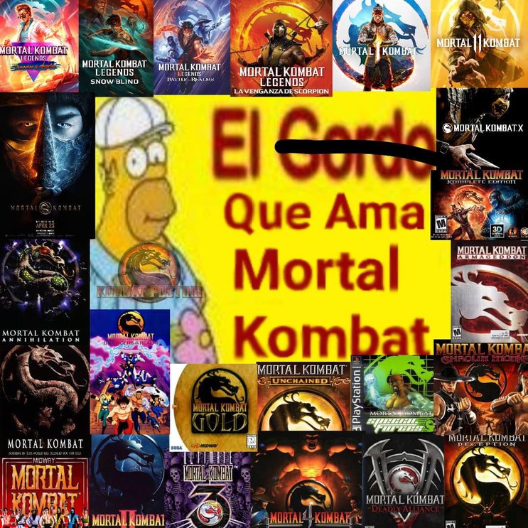 El gordo que ama Mortal Kombat - meme