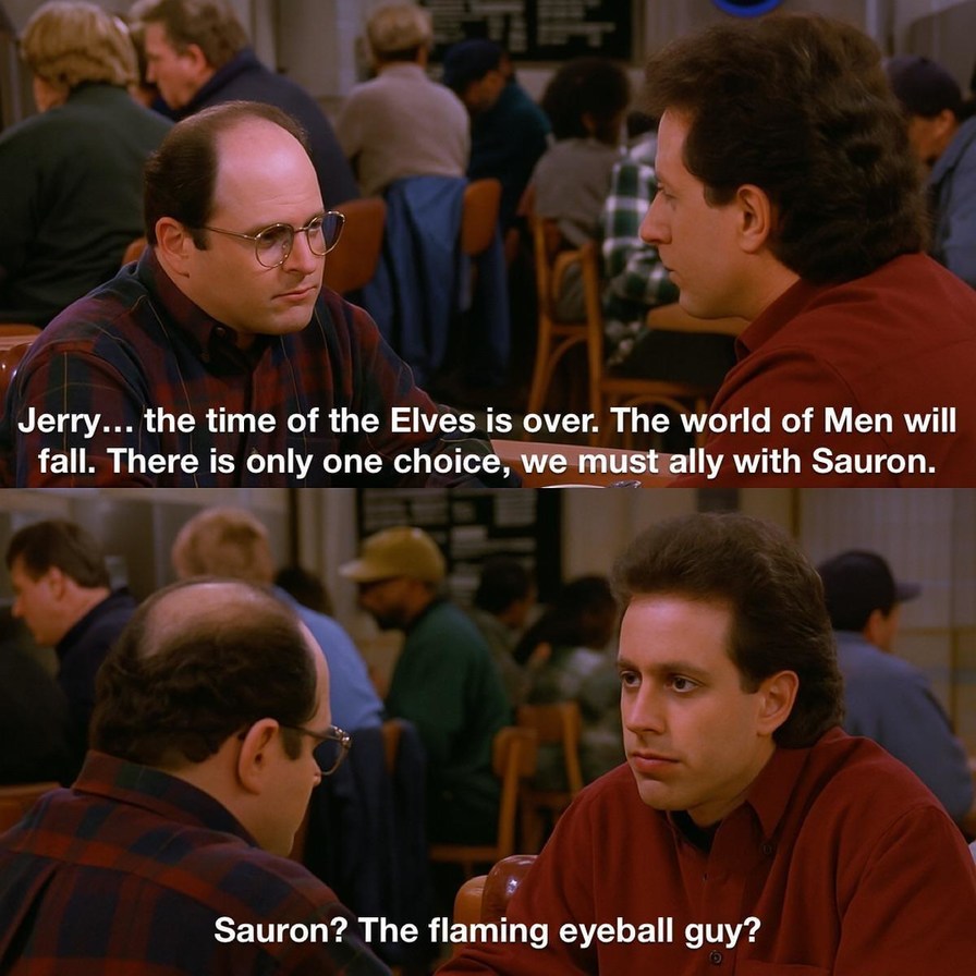 Jerry wants to ally with the flaming eyeball guy - meme