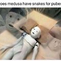 Does medusa have snakes for pubes?