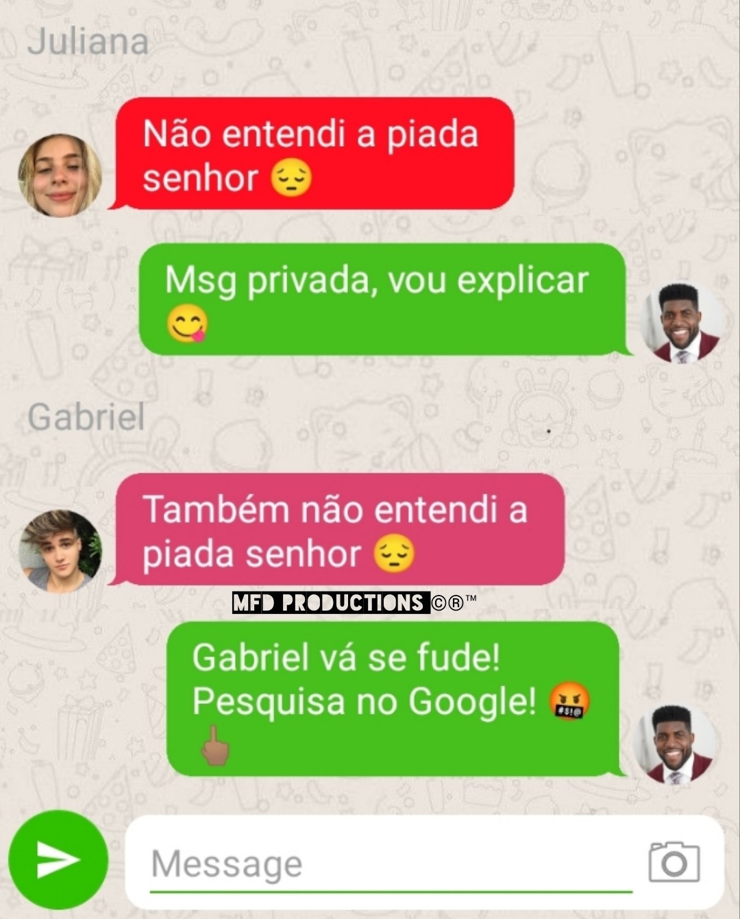 Gabriel vá se.... - meme