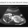 sleeping in da womb