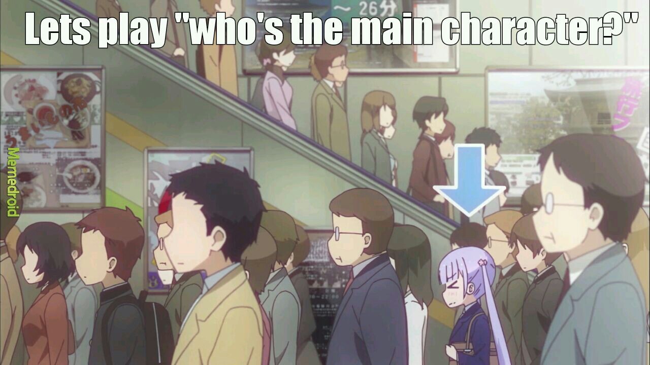 Sefiously who is it? (anime is "New Game") - meme