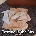Old school texting