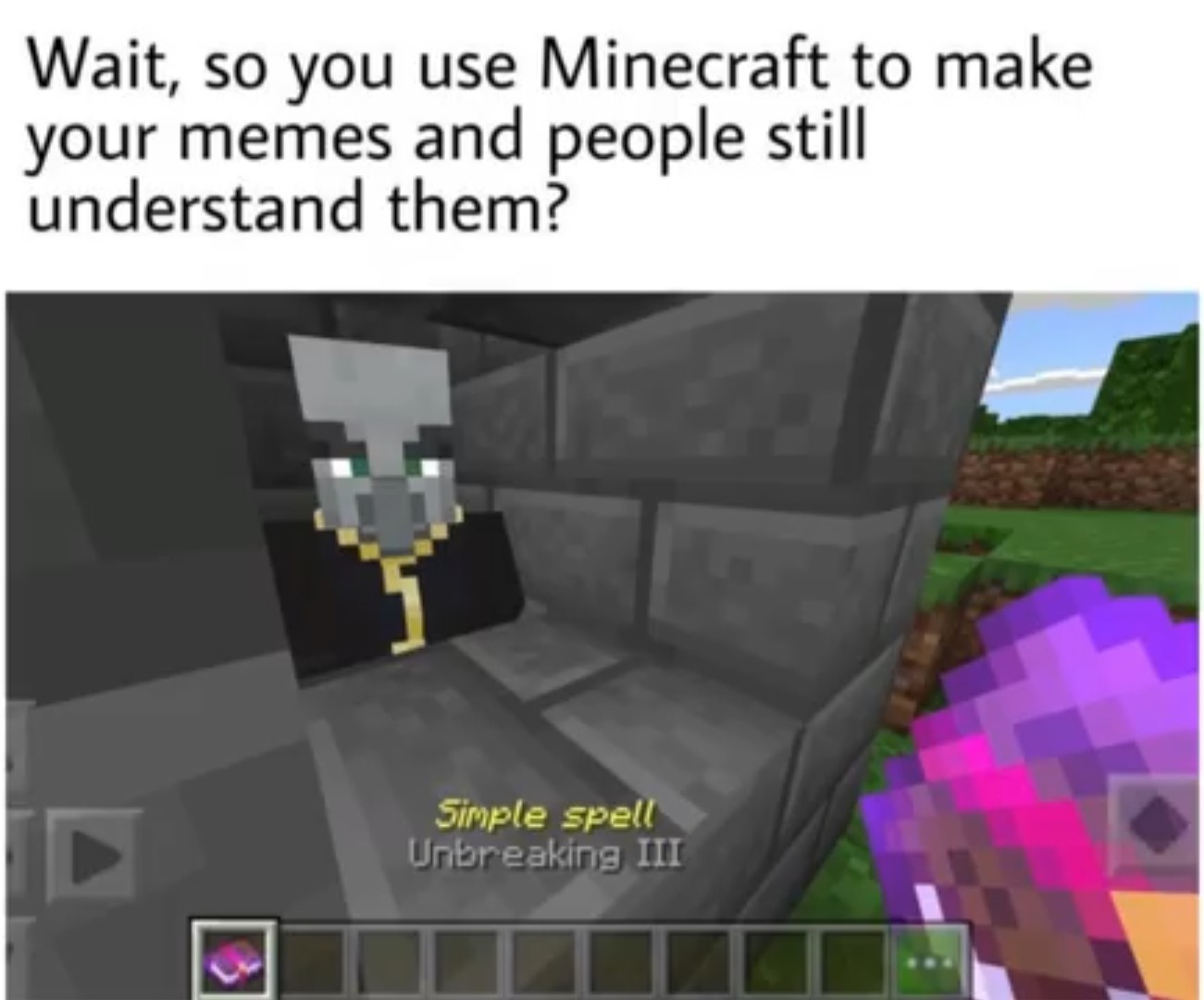 The best Minecraft Memes memes :) Memedroid