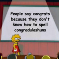 Lisa's right