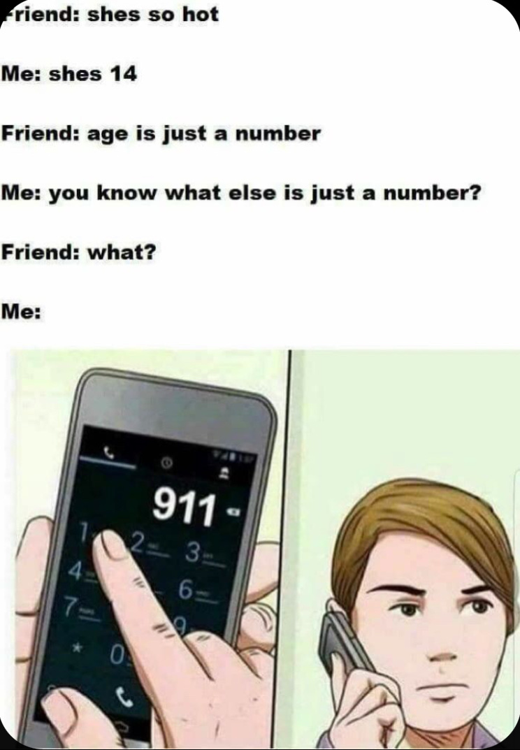 if their age is on the clock..... well you know the rest - meme