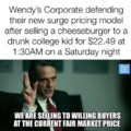 Wendy's corporate meme