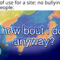 On the internet, everyone is a bully.