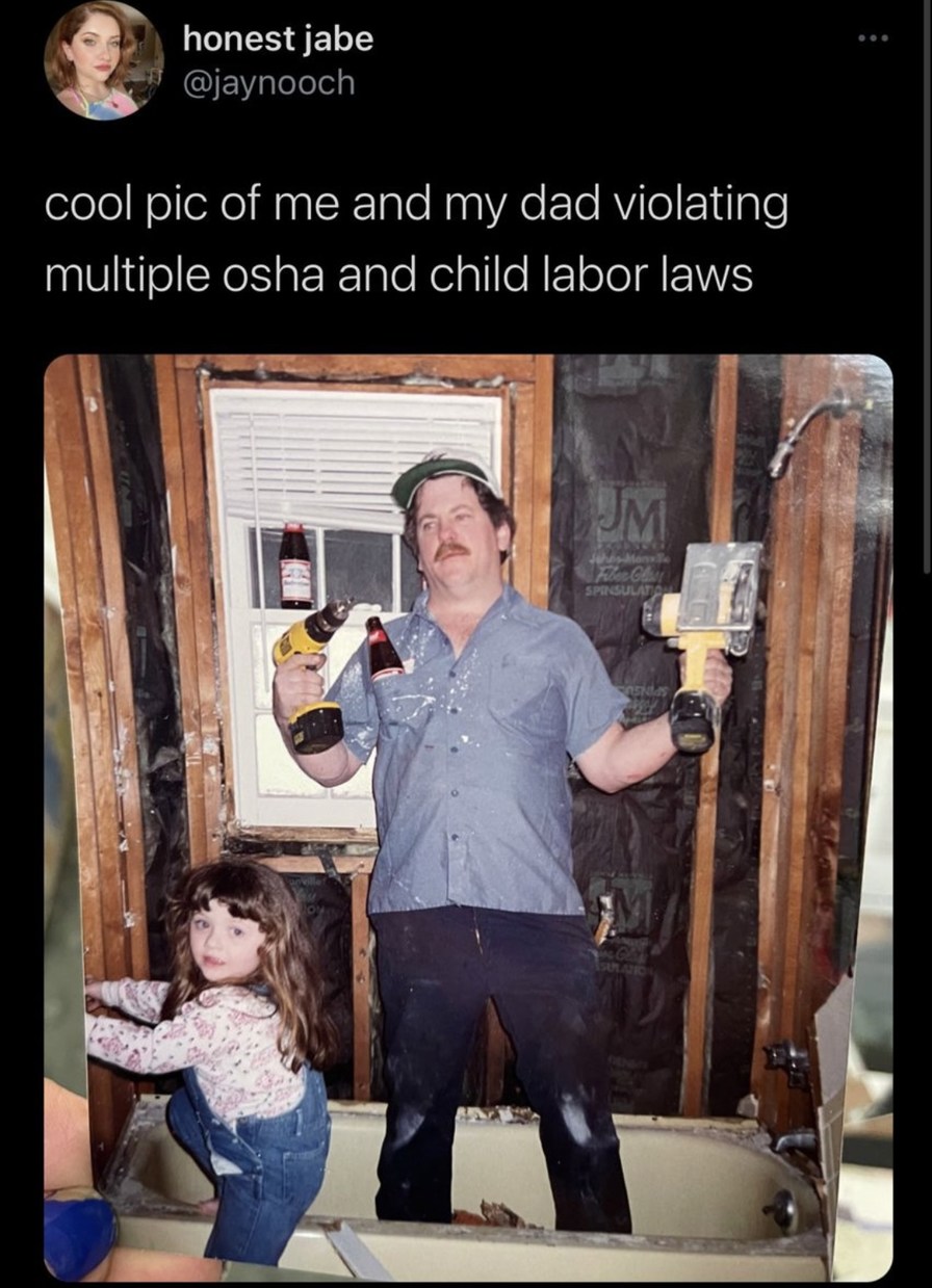 Based father and child - meme