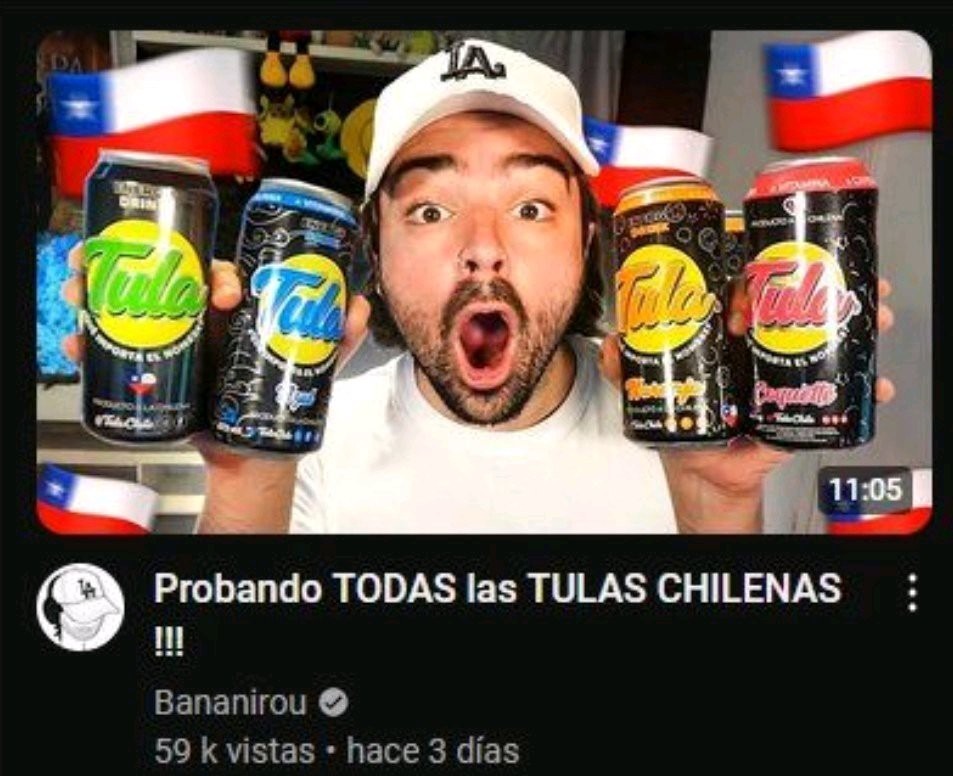 Tula, la bebida energética de todos los chilenos, ¿Que tiene el nombre? - meme
