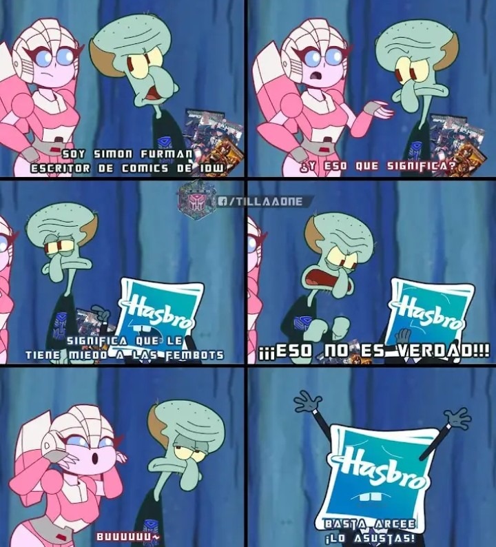 Arcee mi vieja w - meme