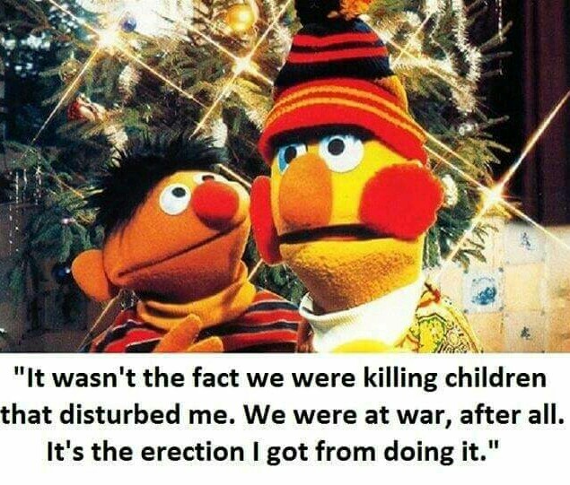 Bert is a sick man - meme