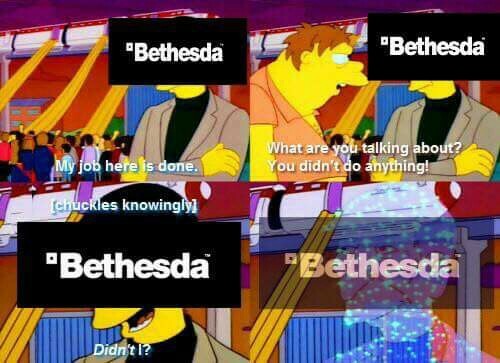 Bethesda's E3 in a nutshell - meme