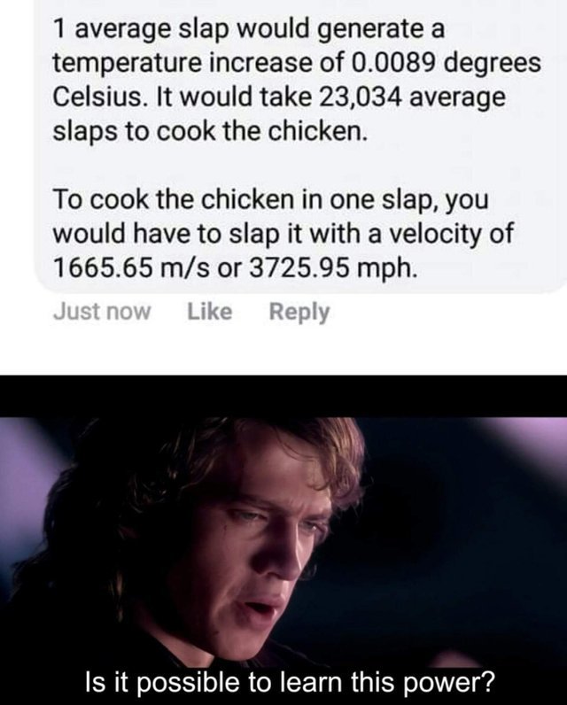 How to cook a chicken in one slap - meme