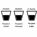 Optimist vs pessimist vs JK Rowling