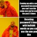 Insert password