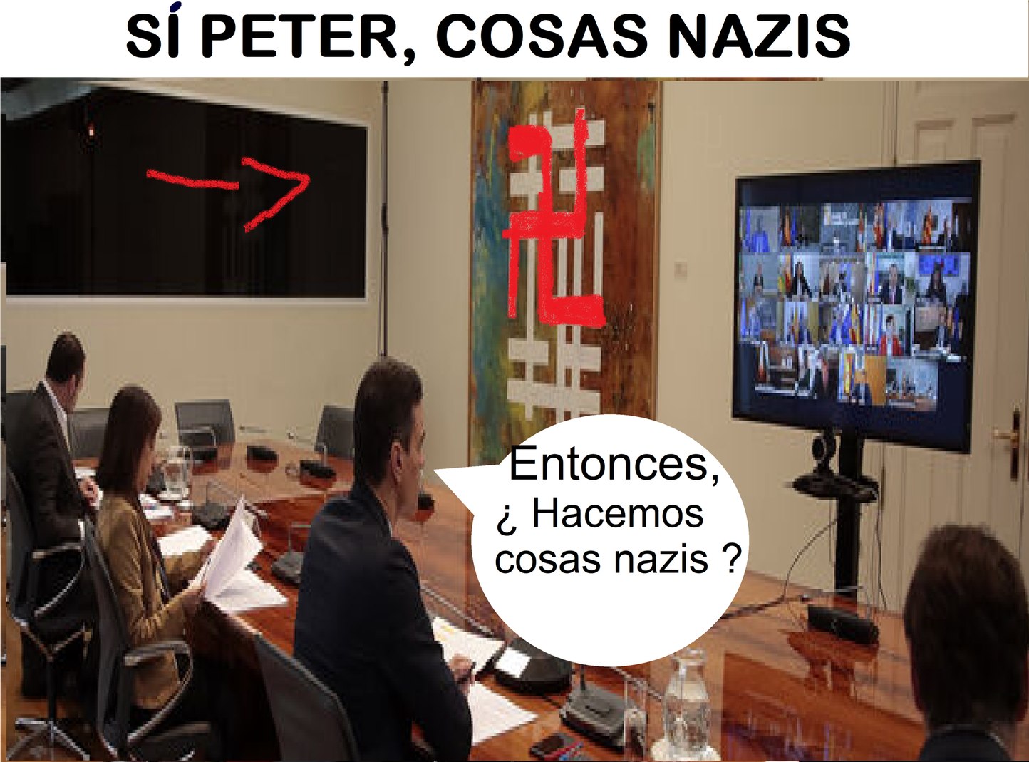 ESTOS SOCIATAS , UNOS NAZIS - meme