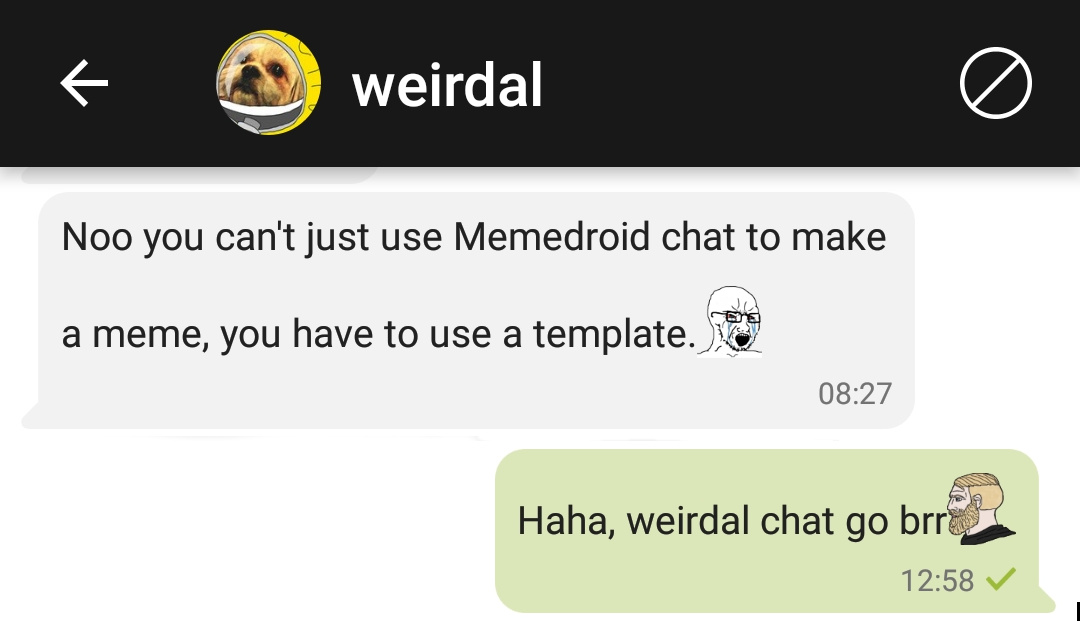 Thanks Weirdal for the collab - meme