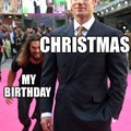 Birthday on Christmas
