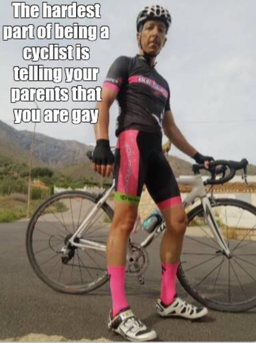 Road cyclist - meme