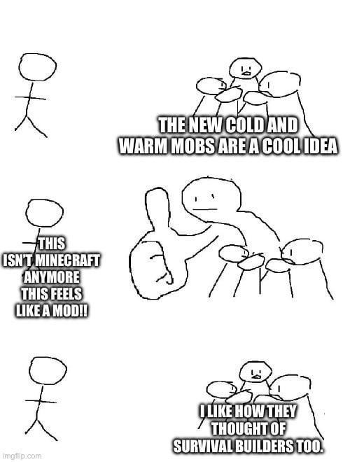 Minecraft just turned into Skyrim with extra steps - meme