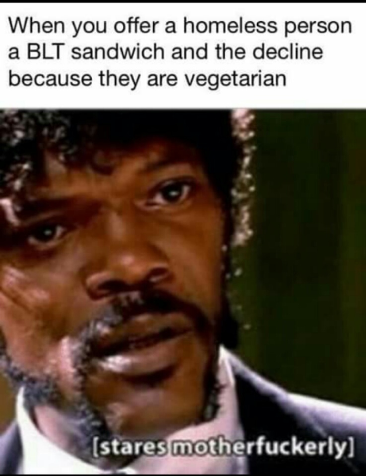 Vegan mfs - meme