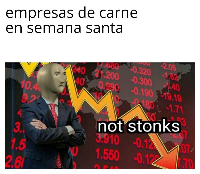 Not stonks - meme