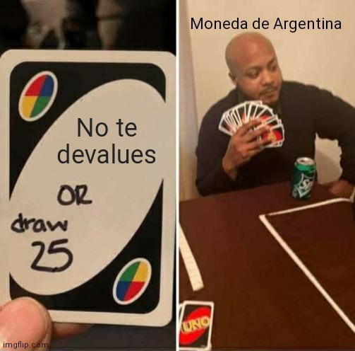 Solo en Argentina - meme