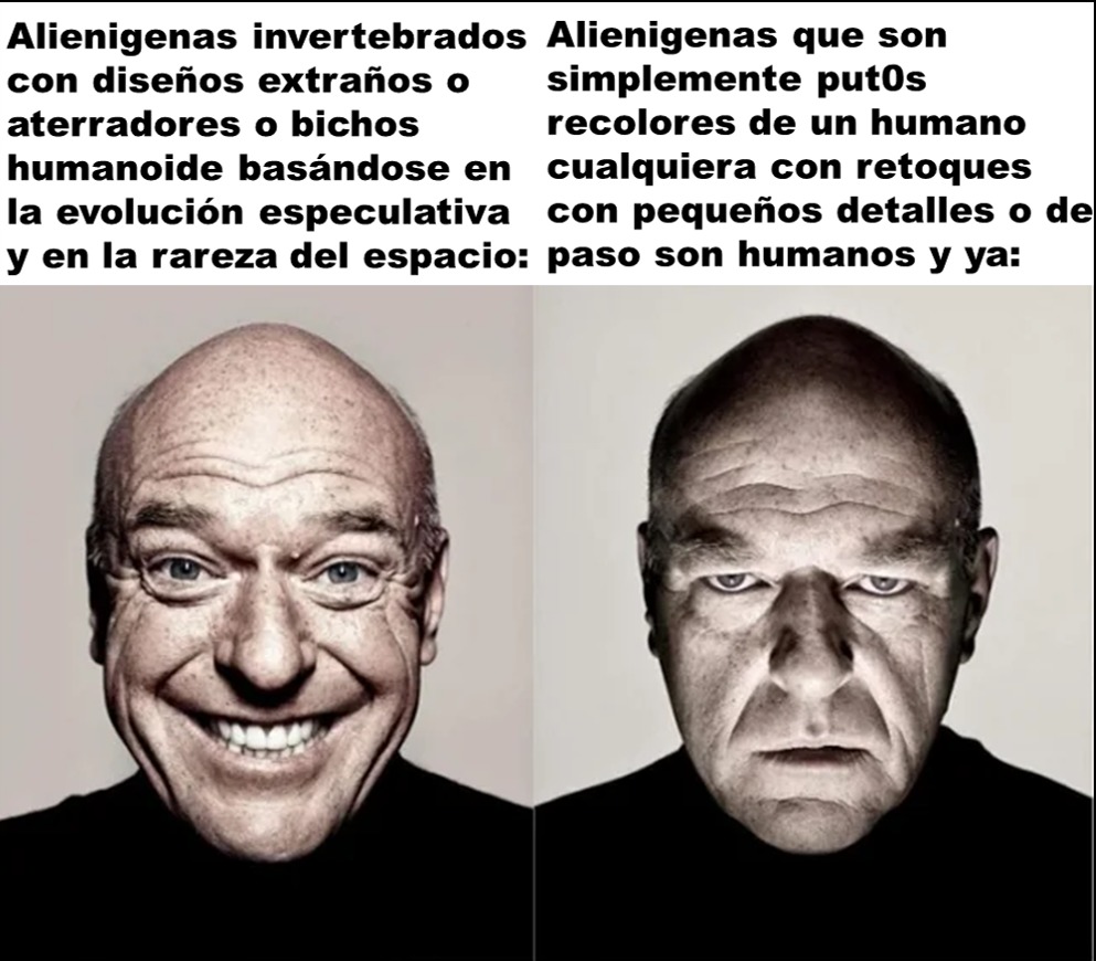 tambien con las razas en las historias medievales - meme
