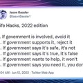 Never Trust the Government