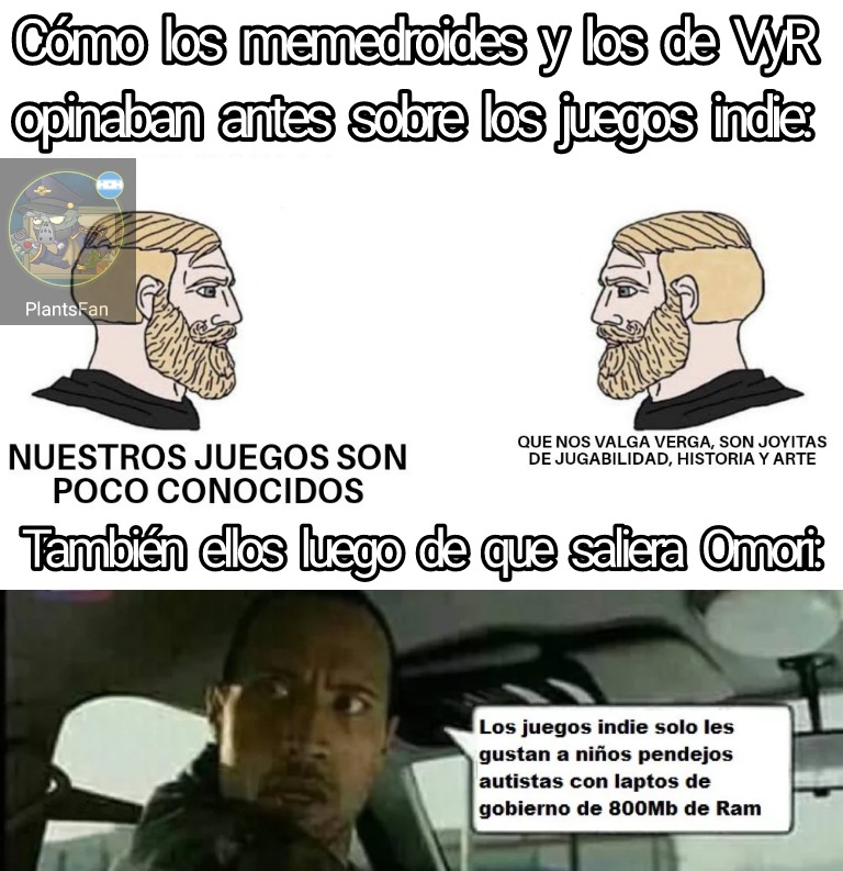 "when omori = mrda" = chiste quemado por gente que ni lo jugo - meme