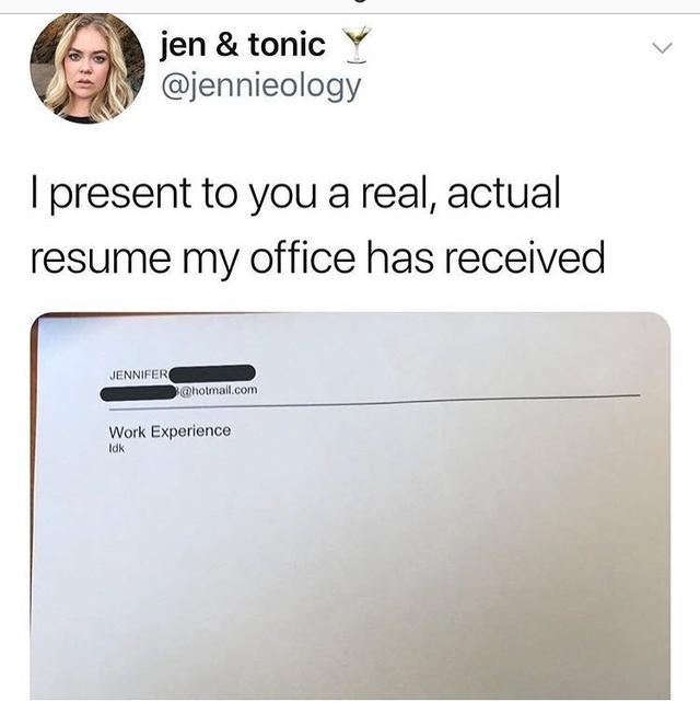 Must of been a hookers resume... - meme