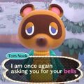 Tom Nook when you've just payed off your loan